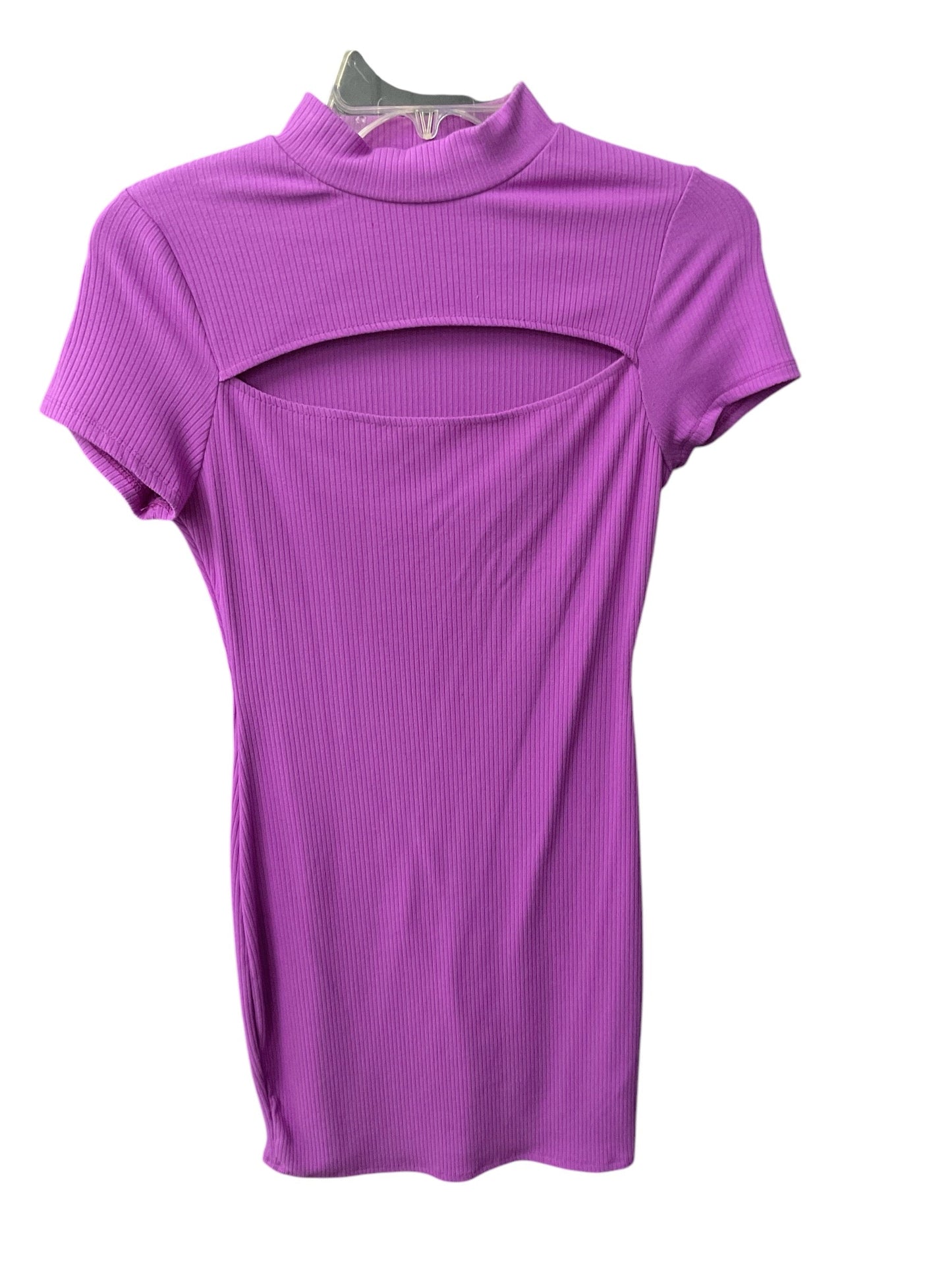 Dress Casual Short By Heart & Hips In Purple, Size: M