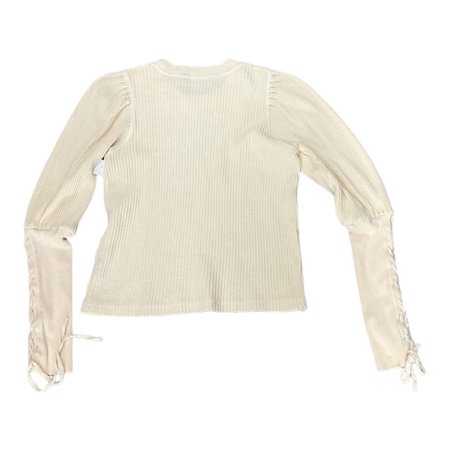 Top Long Sleeve By Free People In Cream, Size: S