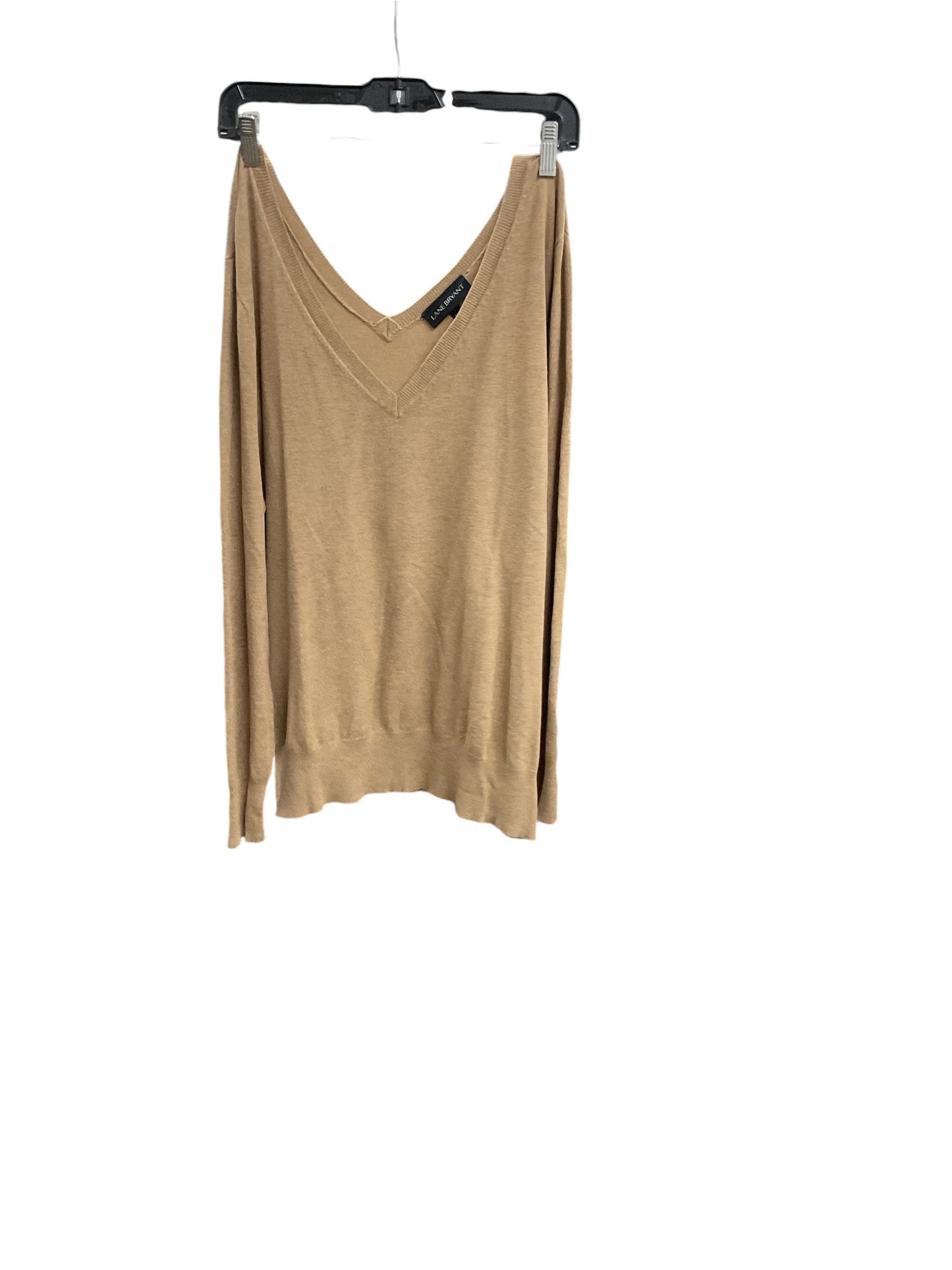 Sweater By Lane Bryant In Beige, Size: L