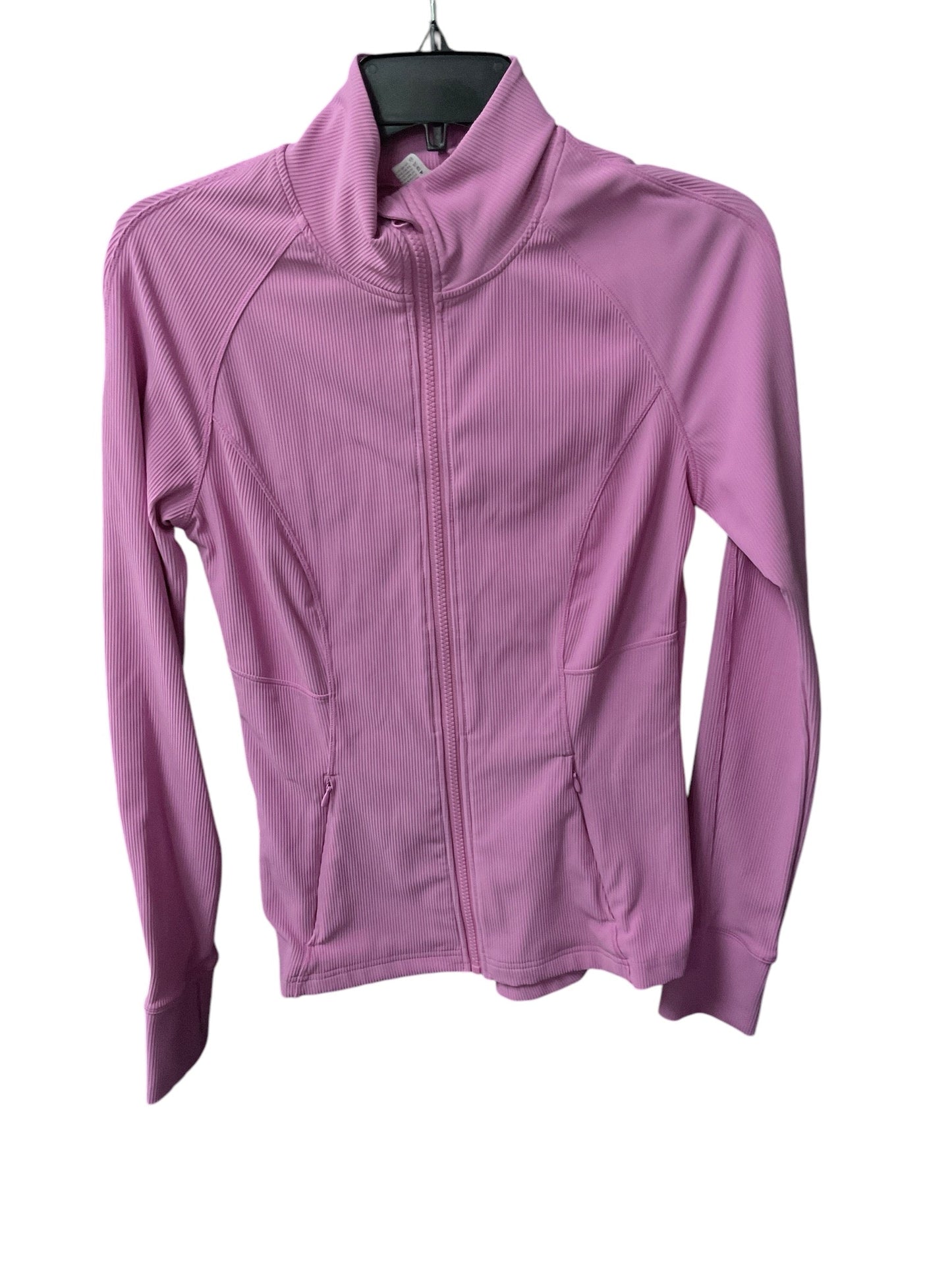 Athletic Jacket By 90 Degrees By Reflex In Pink, Size: M