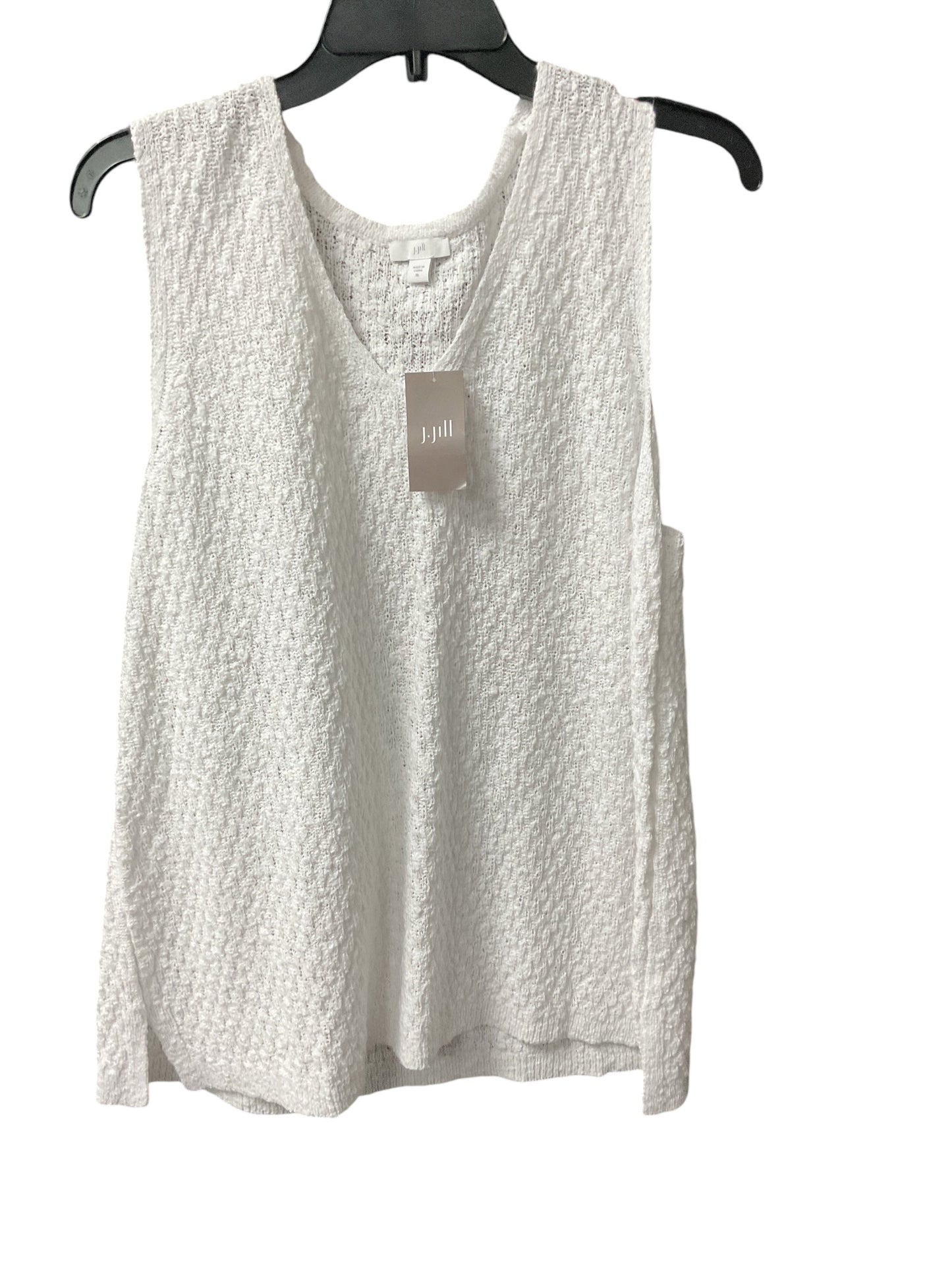 Top Sleeveless By J. Jill In White, Size: Xl