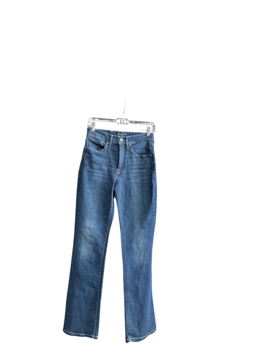 Jeans Straight By Lucky Brand In Blue Denim, Size: 6