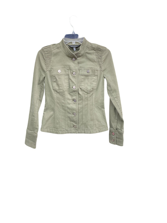 Jacket Denim By White House Black Market In Green, Size: 2