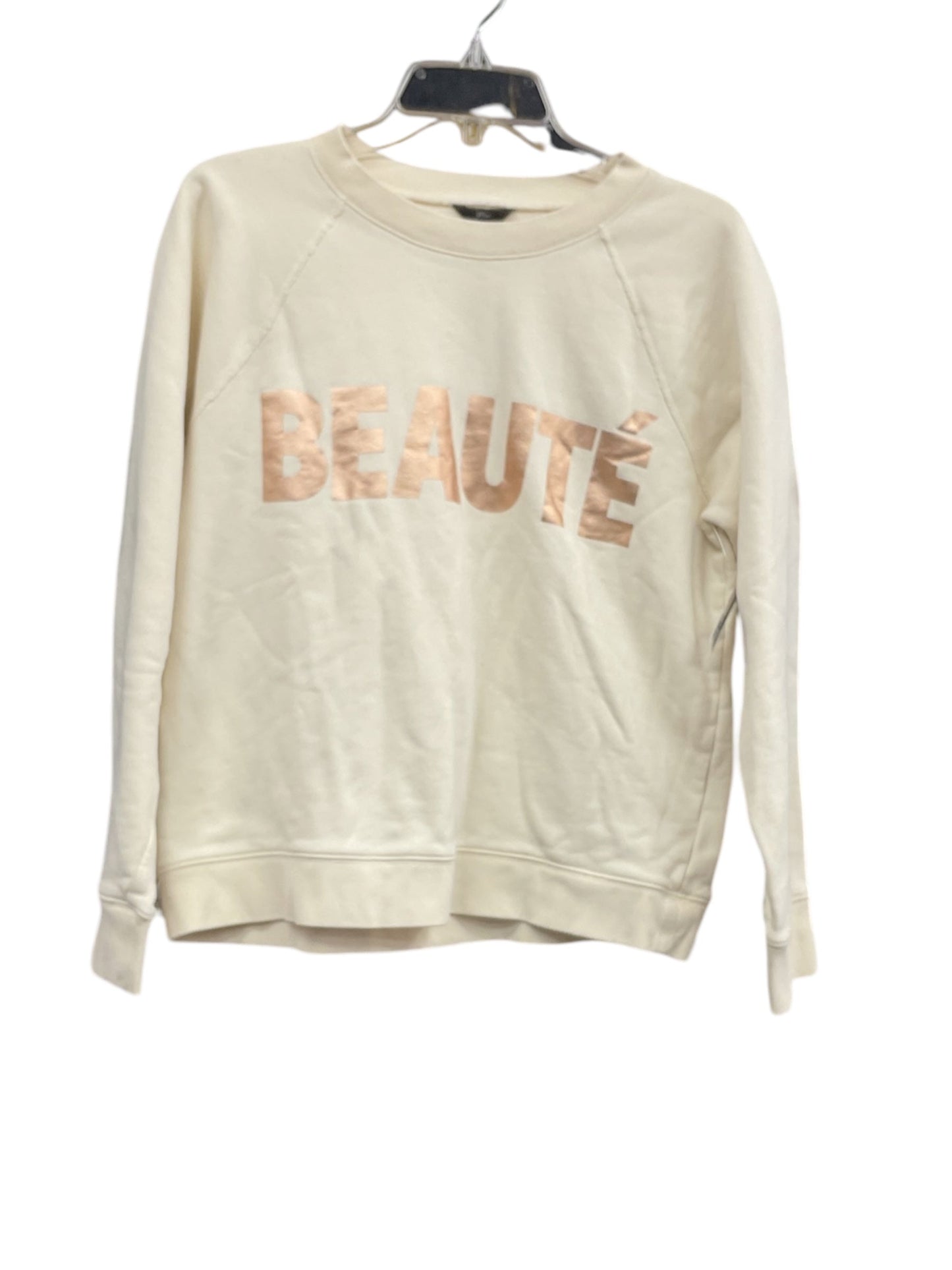 Sweater By J. Crew In Cream, Size: L