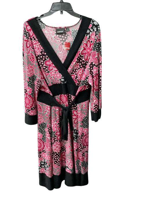 Dress Casual Midi By Avenue In Pink, Size: 2x