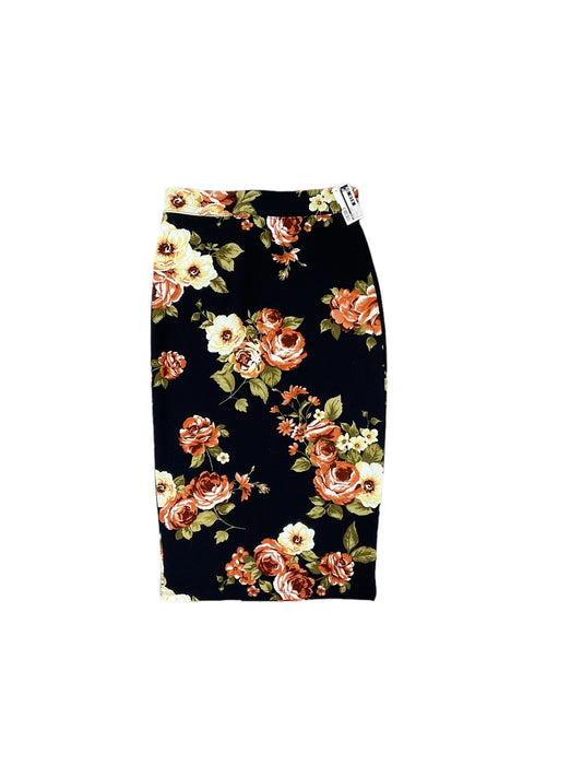 Floral Print Skirt Midi Iris, Size S