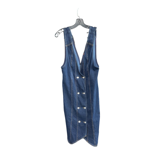 Blue Denim Dress Casual Midi Pilcro, Size 12