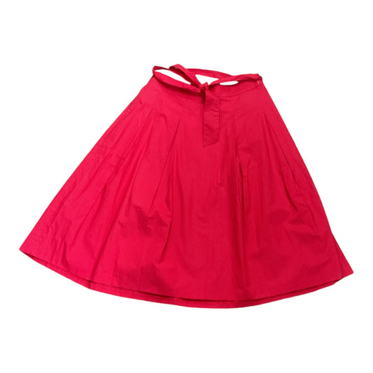 Skirt Midi By Talbots In Red, Size: 10