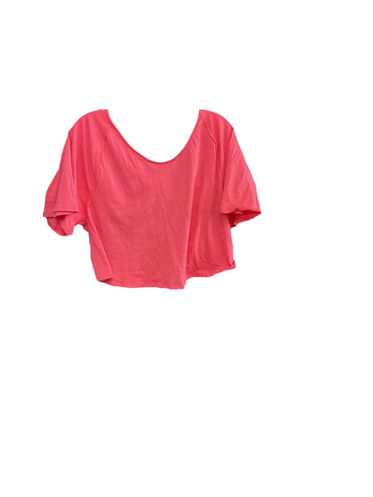 Pink Top Short Sleeve We The Free, Size M