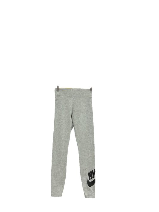 Athletic Leggings By Nike In Grey, Size: Xs