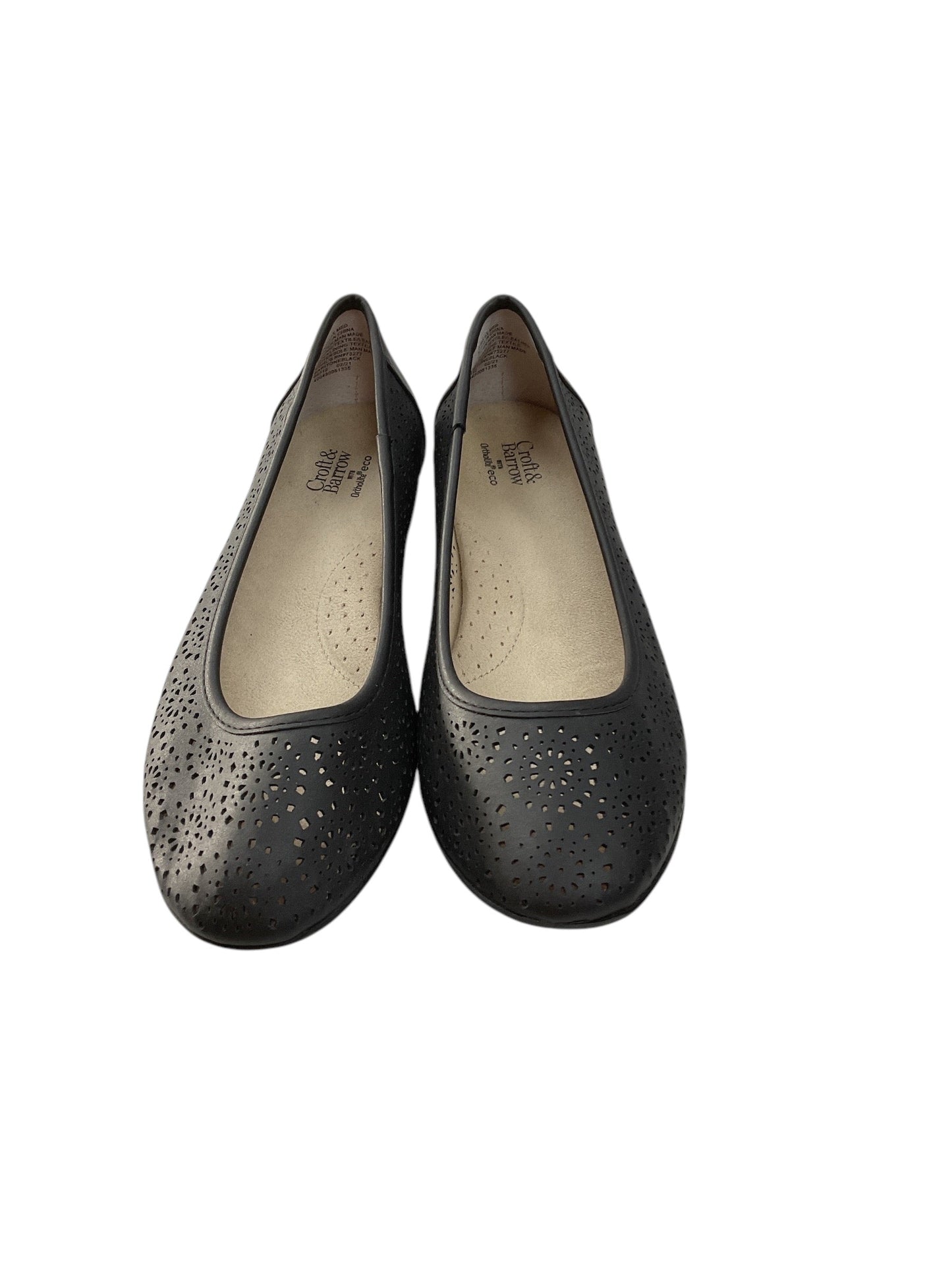 Shoes Flats By Croft And Barrow In Black, Size: 9.5