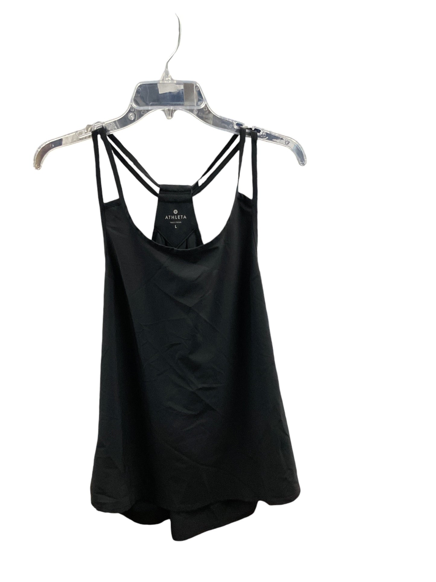 Athletic Tank Top By Athleta In Black, Size: L