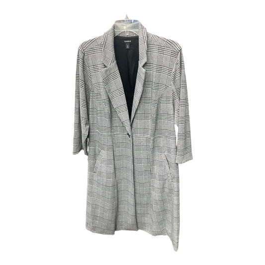 Coat Trench Coat By Torrid In Plaid Pattern, Size: 3x