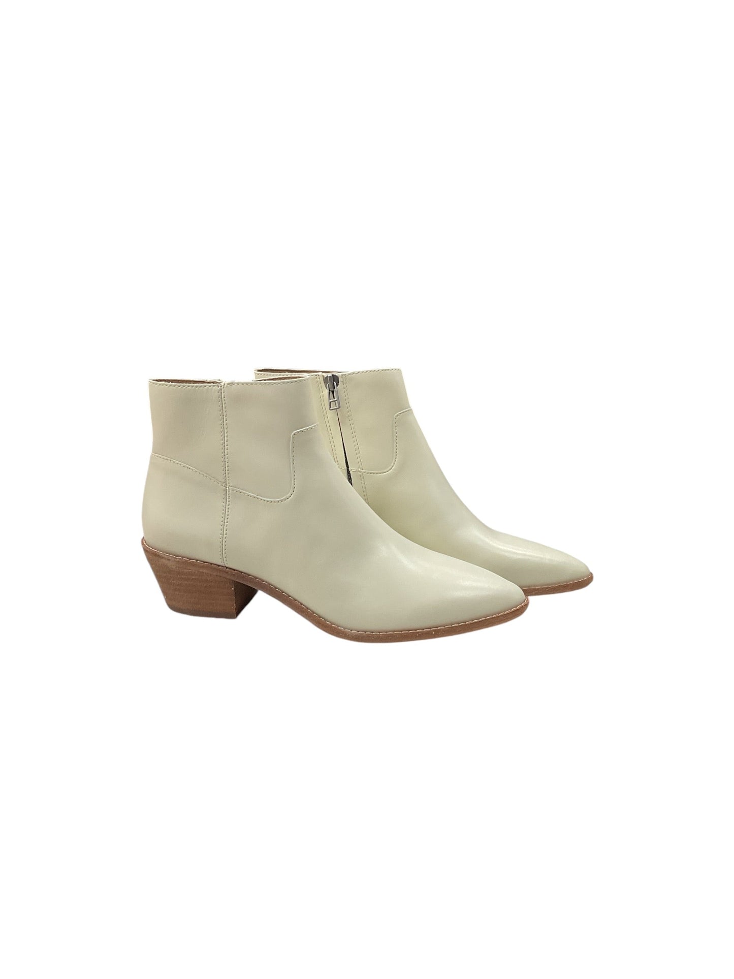 Boots Ankle Heels By Madewell In White, Size: 9