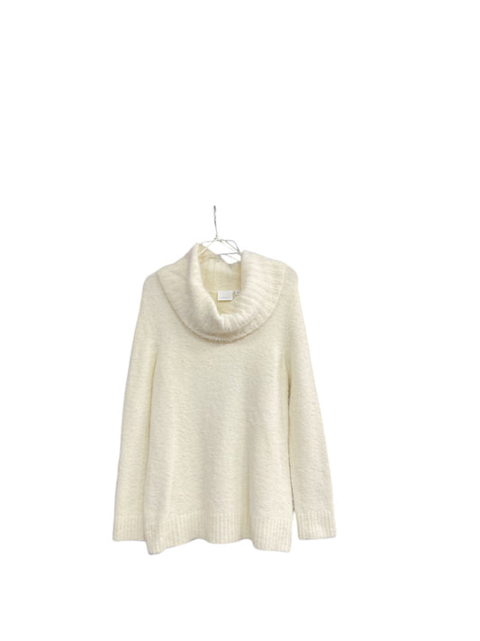 Sweater By Anthropologie In Cream, Size: M