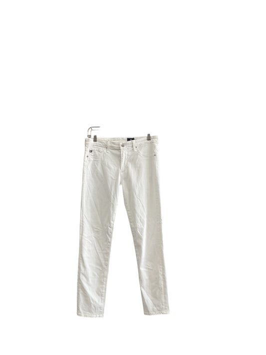 Jeans Skinny By Adriano Goldschmied In White, Size: 4