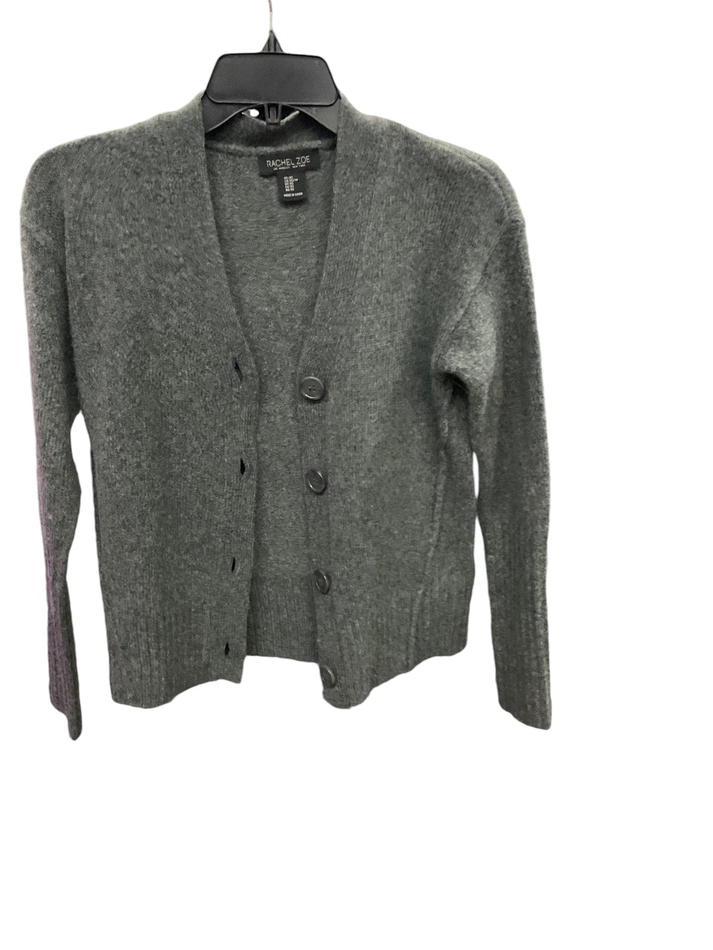 Sweater Cardigan By Rachel Zoe In Grey, Size: Xs