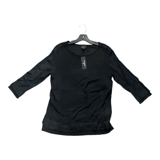 Top Long Sleeve By Worthington In Black, Size: L