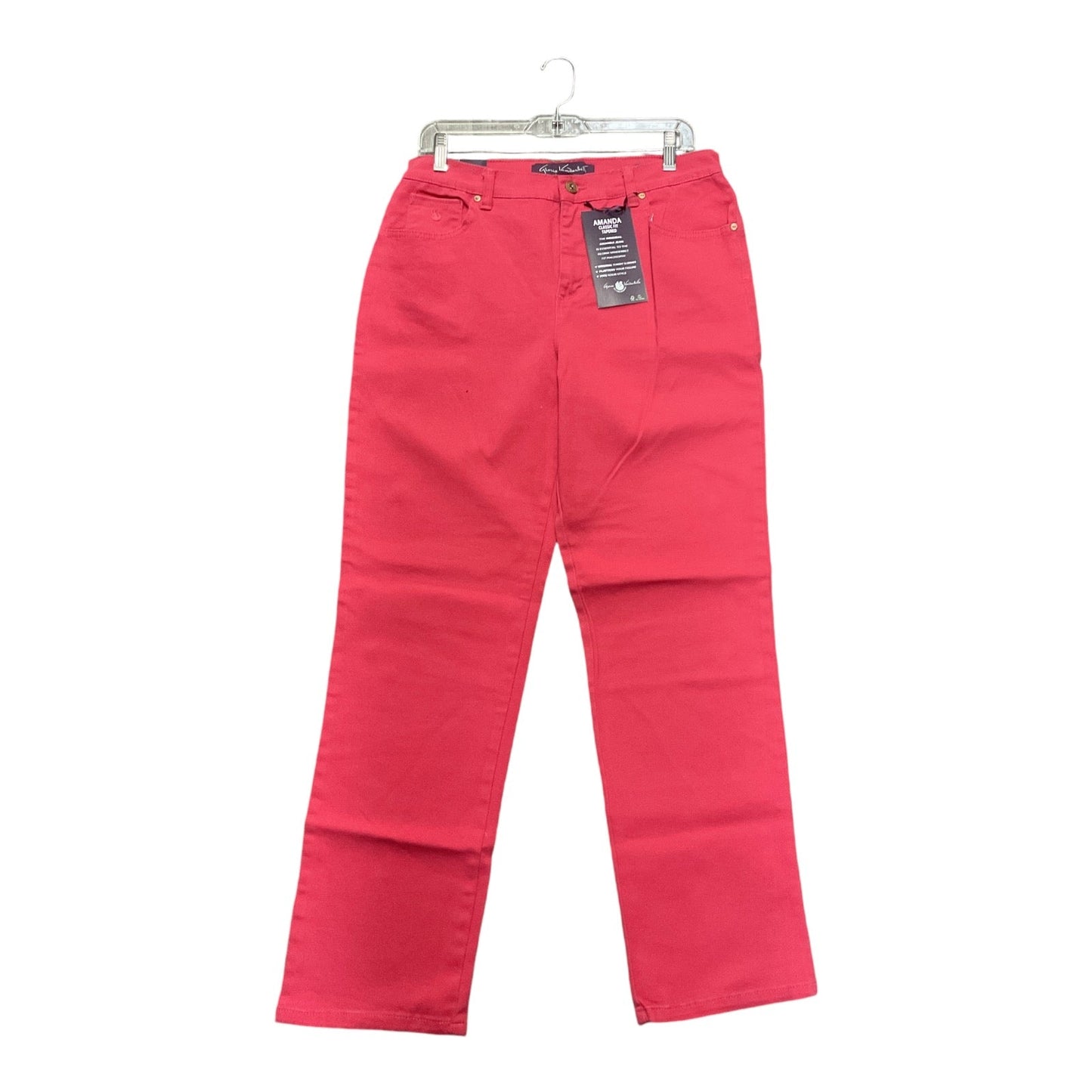 Jeans Straight By Gloria Vanderbilt In Red, Size: 10