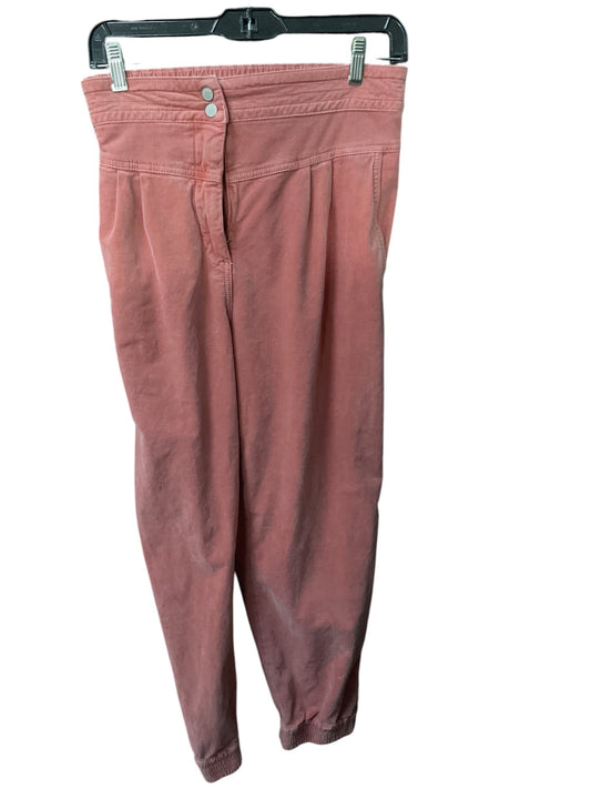 Pants Joggers By Anthropologie In Coral, Size: M