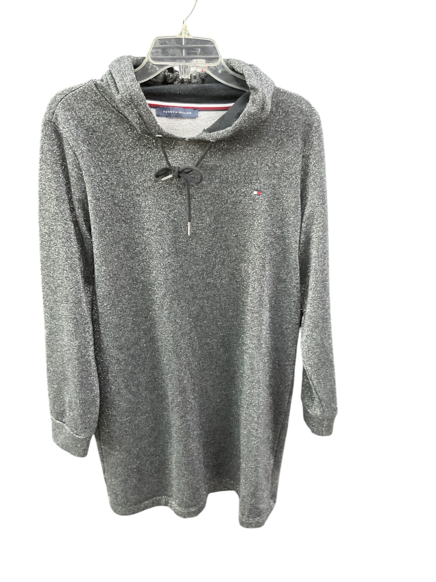 Sweatshirt Hoodie By Tommy Hilfiger In Grey, Size: Xl