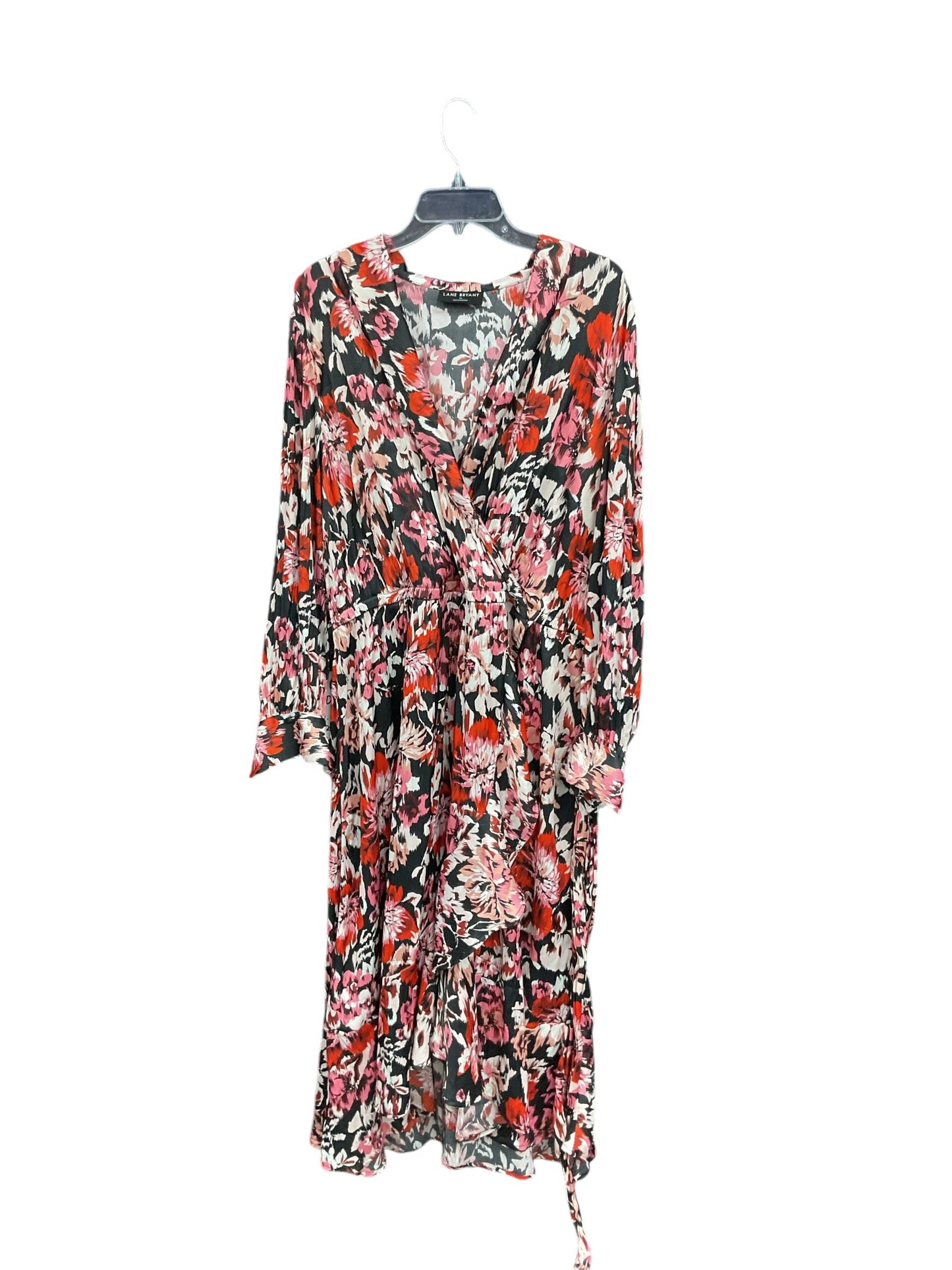 Dress Casual Midi By Lane Bryant In Floral Print, Size: 24