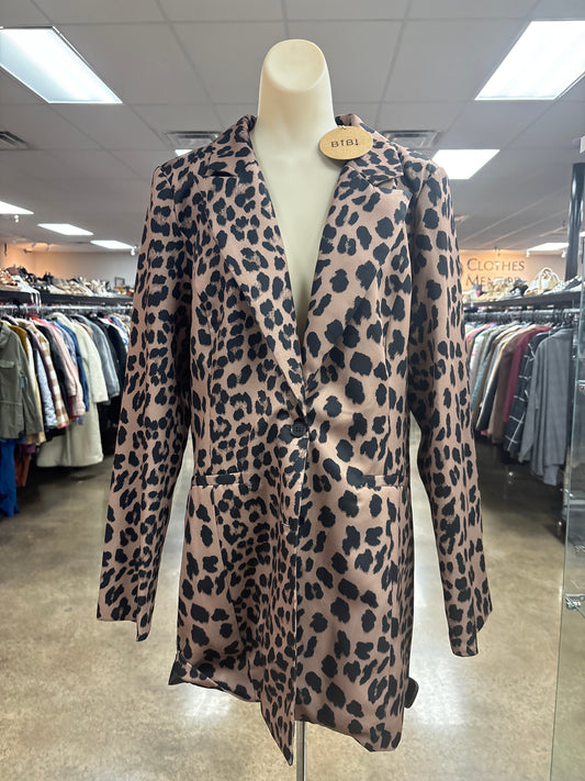 Blazer By Bibi In Animal Print, Size:Xl