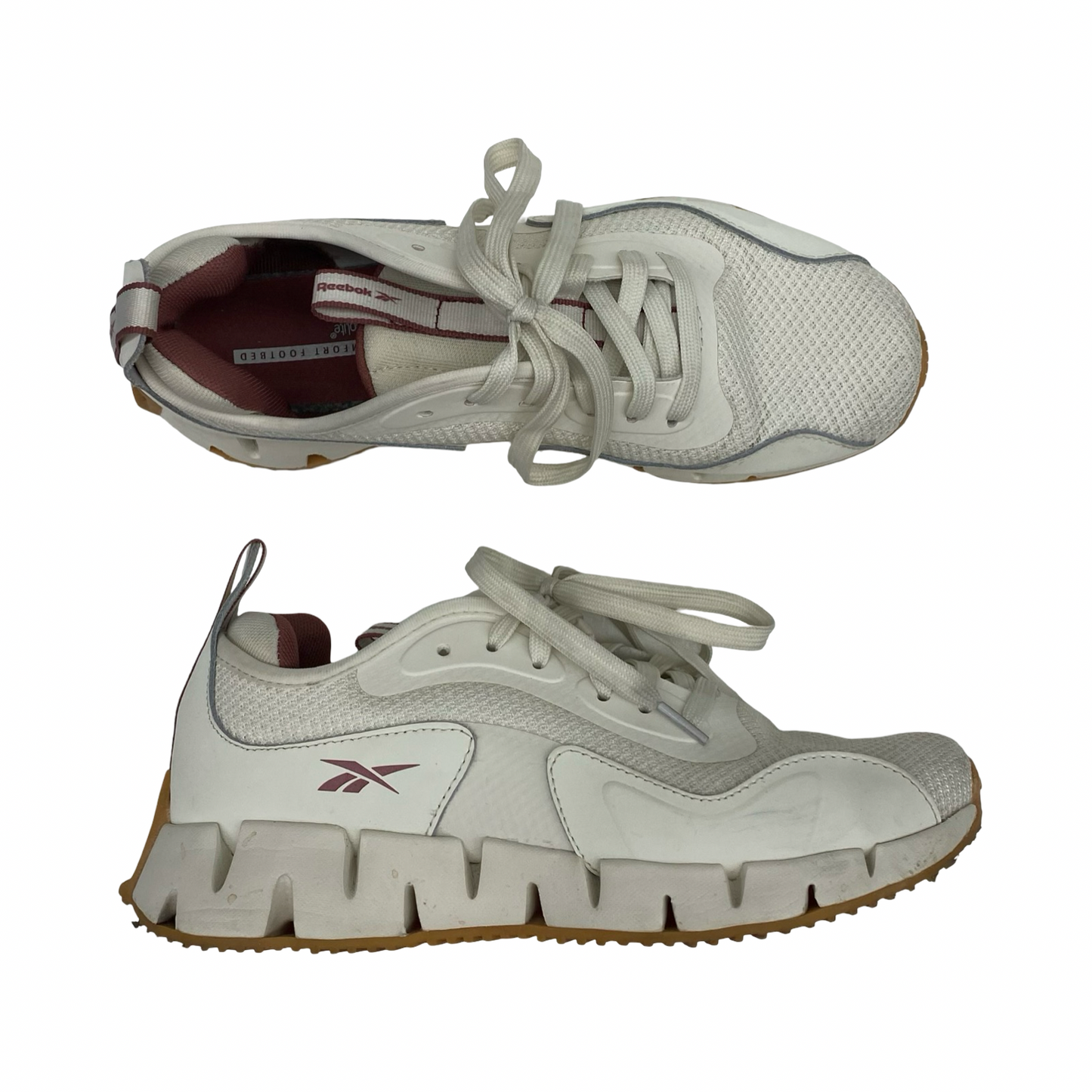 Shoes Athletic By Reebok In Cream & Pink, Size:9