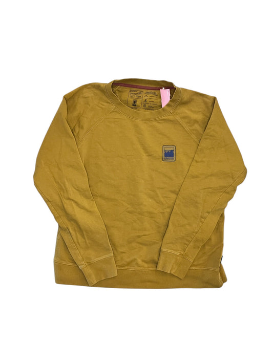 Athletic Top Ls Crewneck By Patagonia In Yellow, Size:Xl