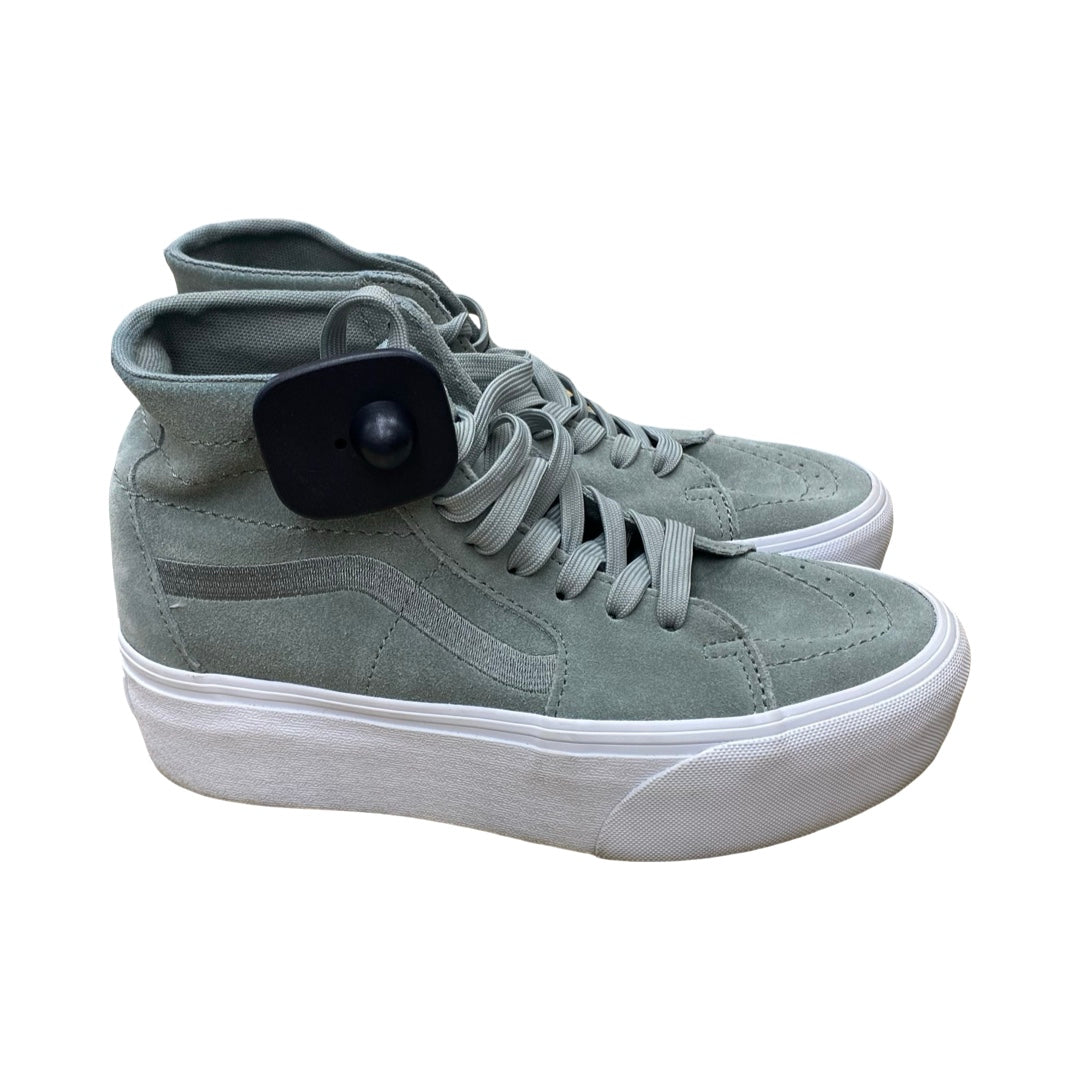 Shoes Sneakers Platform By Vans In Grey, Size:7