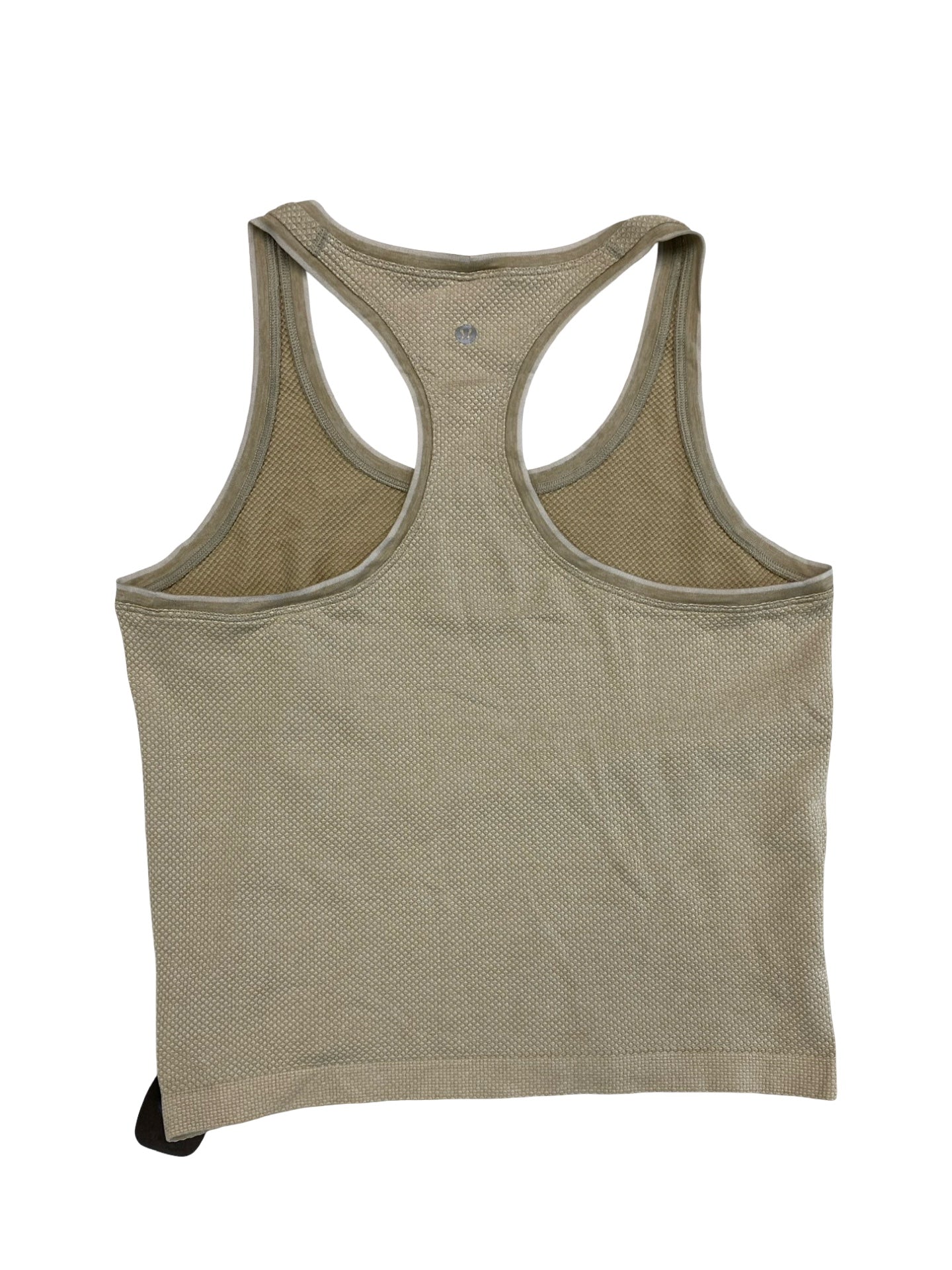 Athletic Tank Top By Lululemon In Tan, Size:10