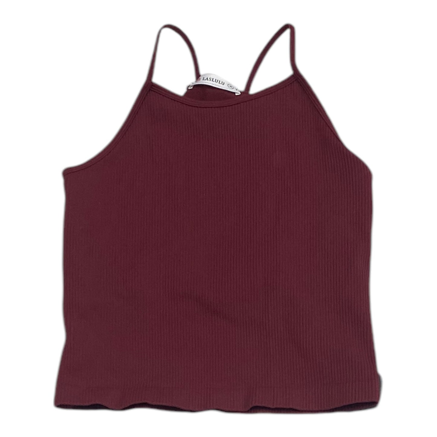 Athletic Bra By LASLULU In Maroon, Size:M