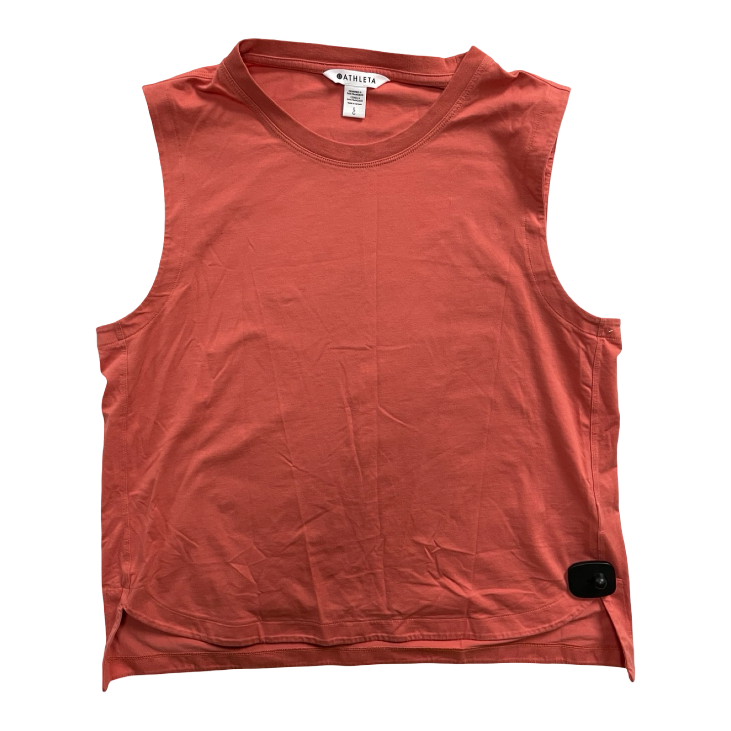 Athletic Tank Top By Athleta In Peach Orange, Size:L
