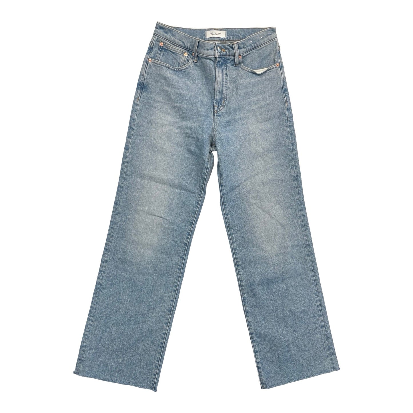 Jeans Wide Leg By Madewell In Blue Denim, Size:6