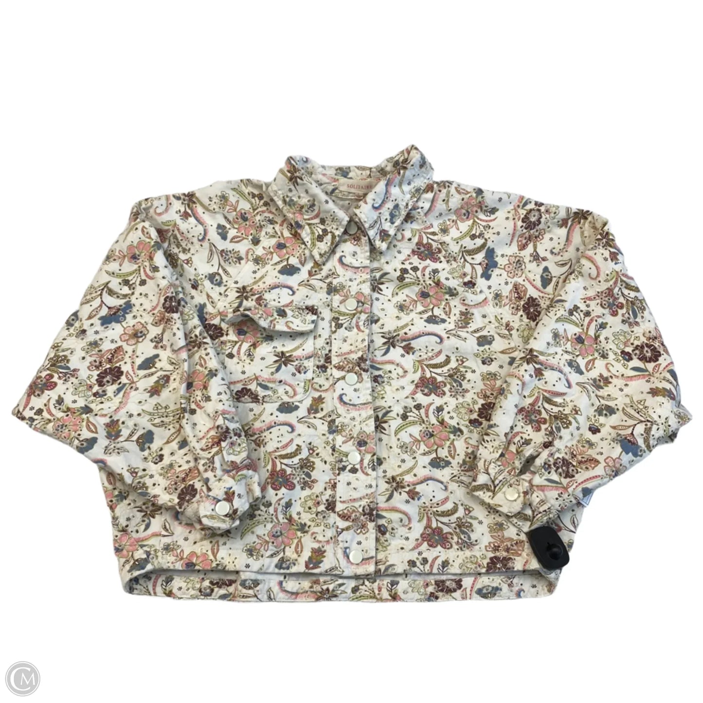 Jacket Other By Solitaire In Multi-colored, Size: L