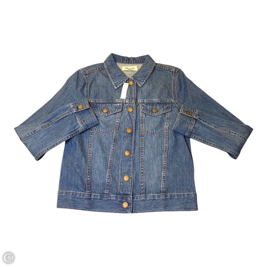 Jacket Denim By Madewell In Blue Denim, Size: Xs