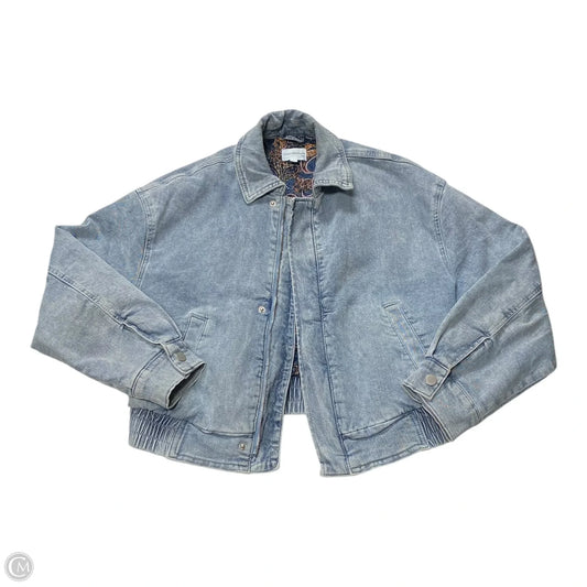 Jacket Denim By Avec Les Filles In Blue Denim, Size: S