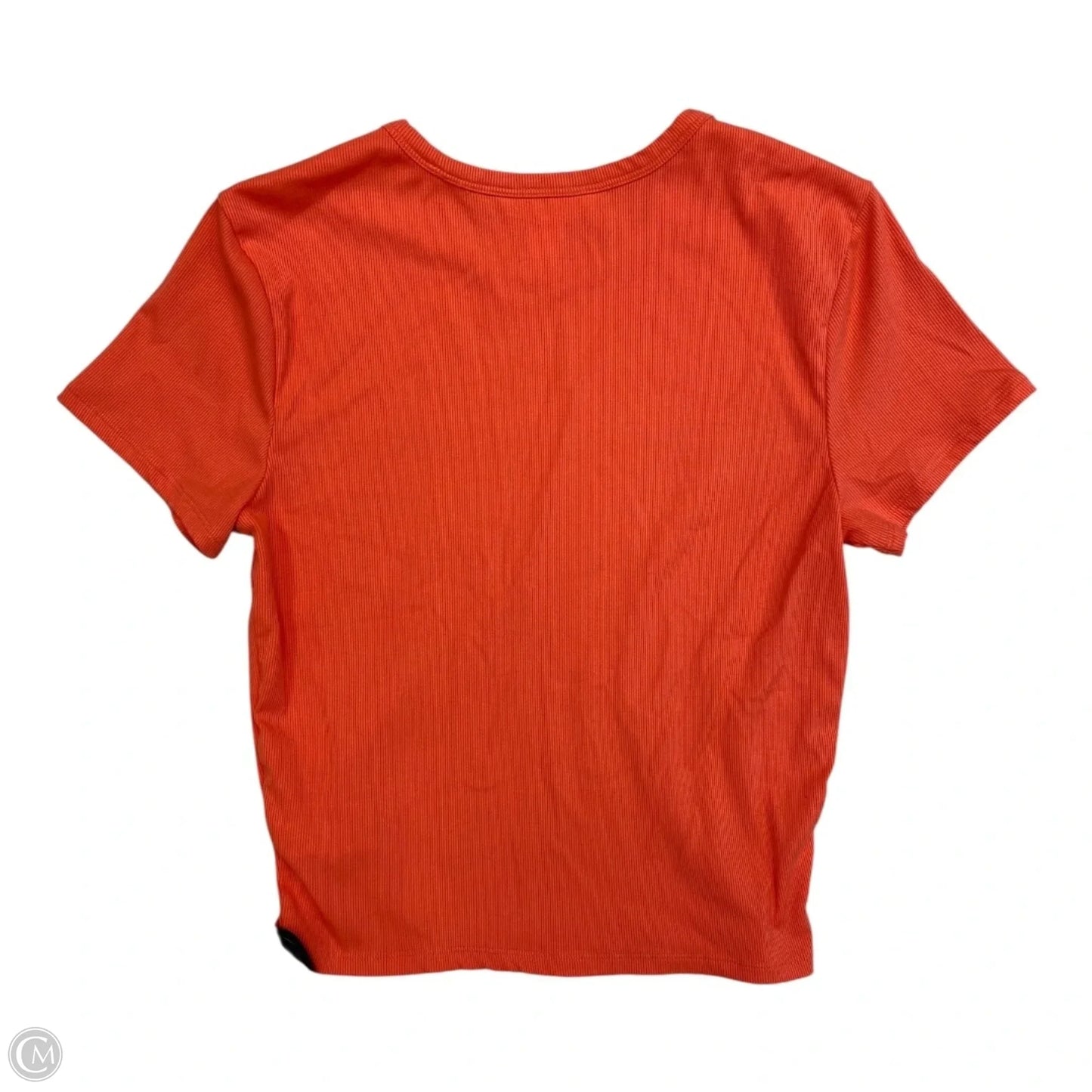 Athletic Top Short Sleeve By Athleta In Coral, Size: M
