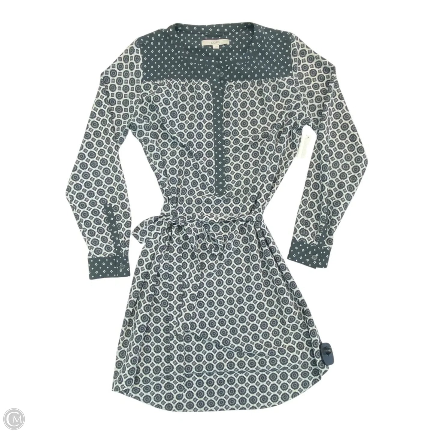 Dress Casual Short By Loft In Grey, Size: S