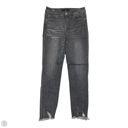 Jeans Skinny By Risen In Black Denim, Size: 6