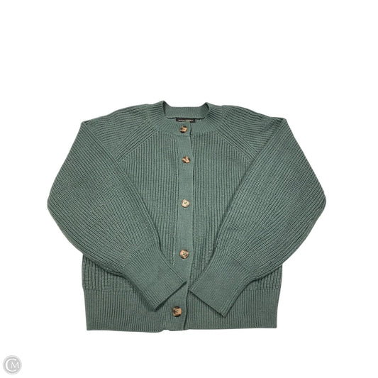 Sweater Cardigan By Banana Republic In Green, Size: M