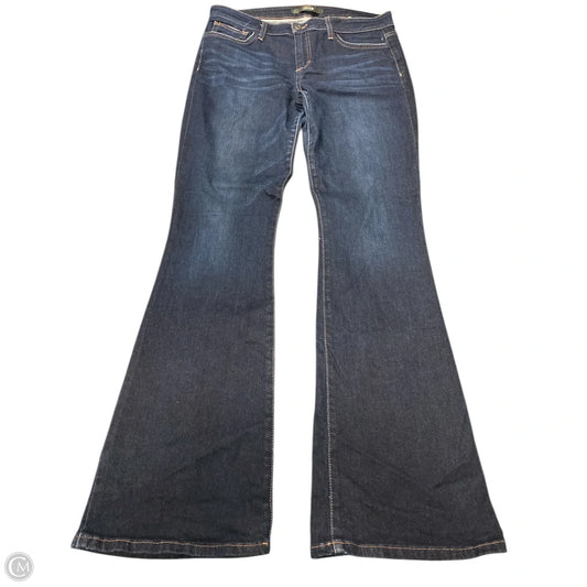 Jeans Flared By Joes Jeans In Blue Denim, Size: 14