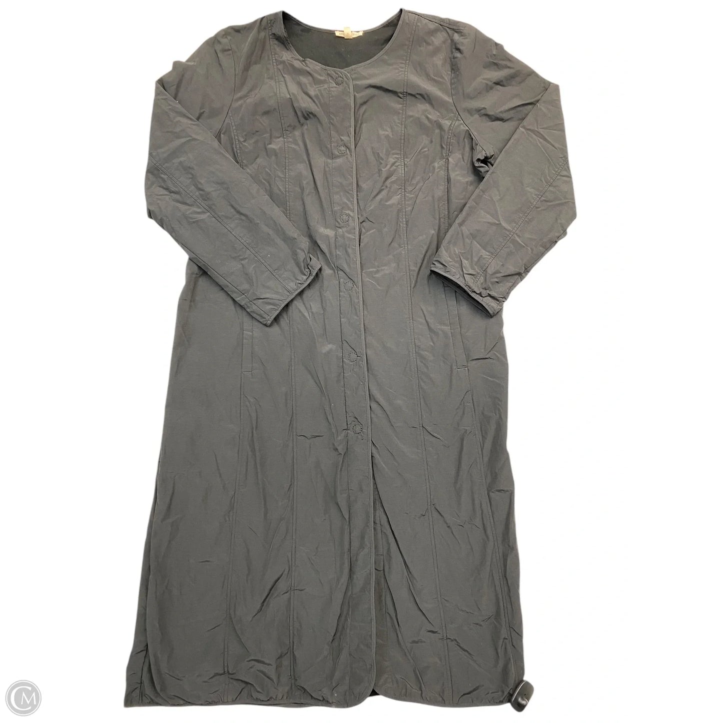 Jacket Designer By Eileen Fisher In Black, Size: Xl