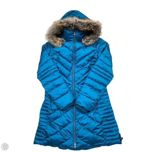 Jacket Puffer & Quilted By Lands End In Blue, Size: S