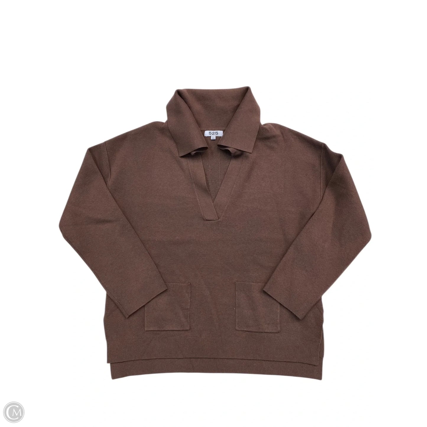 Sweater By 525 In Brown, Size: L