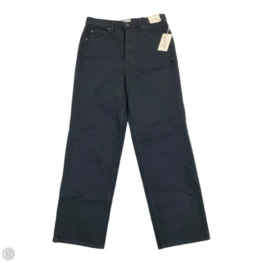 Jeans Straight By Universal Thread In Black Denim, Size: 10