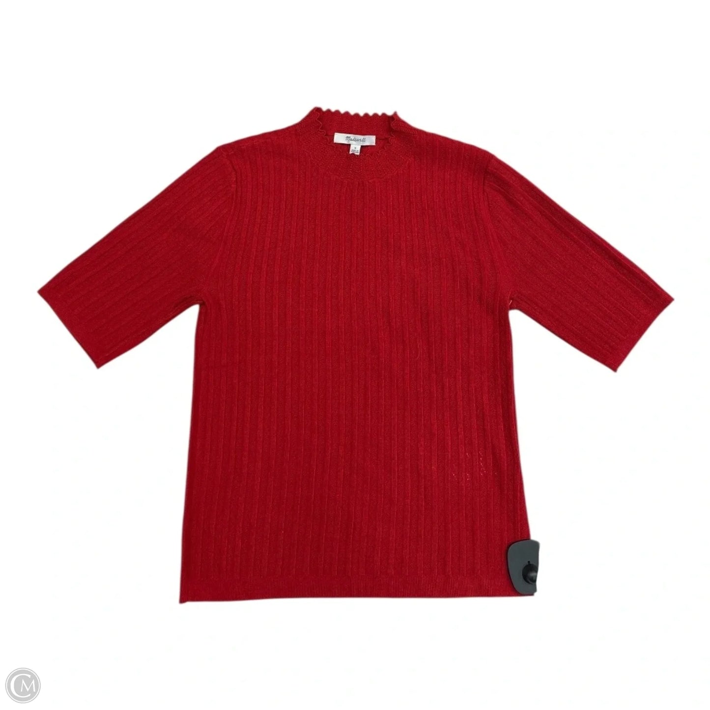 Top Short Sleeve By Madewell In Red, Size: S