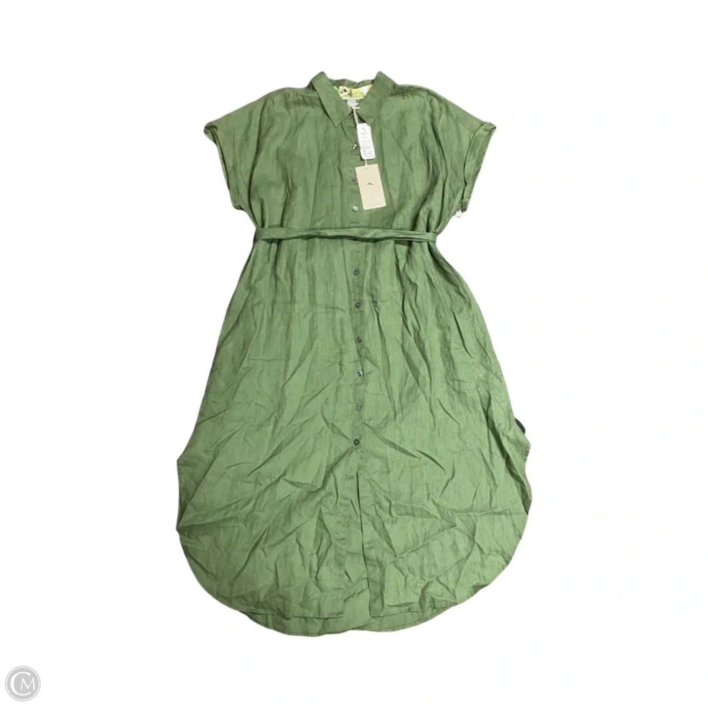 Dress Casual Maxi By Tommy Bahama In Green, Size: L