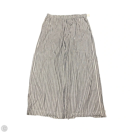 Pants Wide Leg By Caslon In Striped Pattern, Size: L