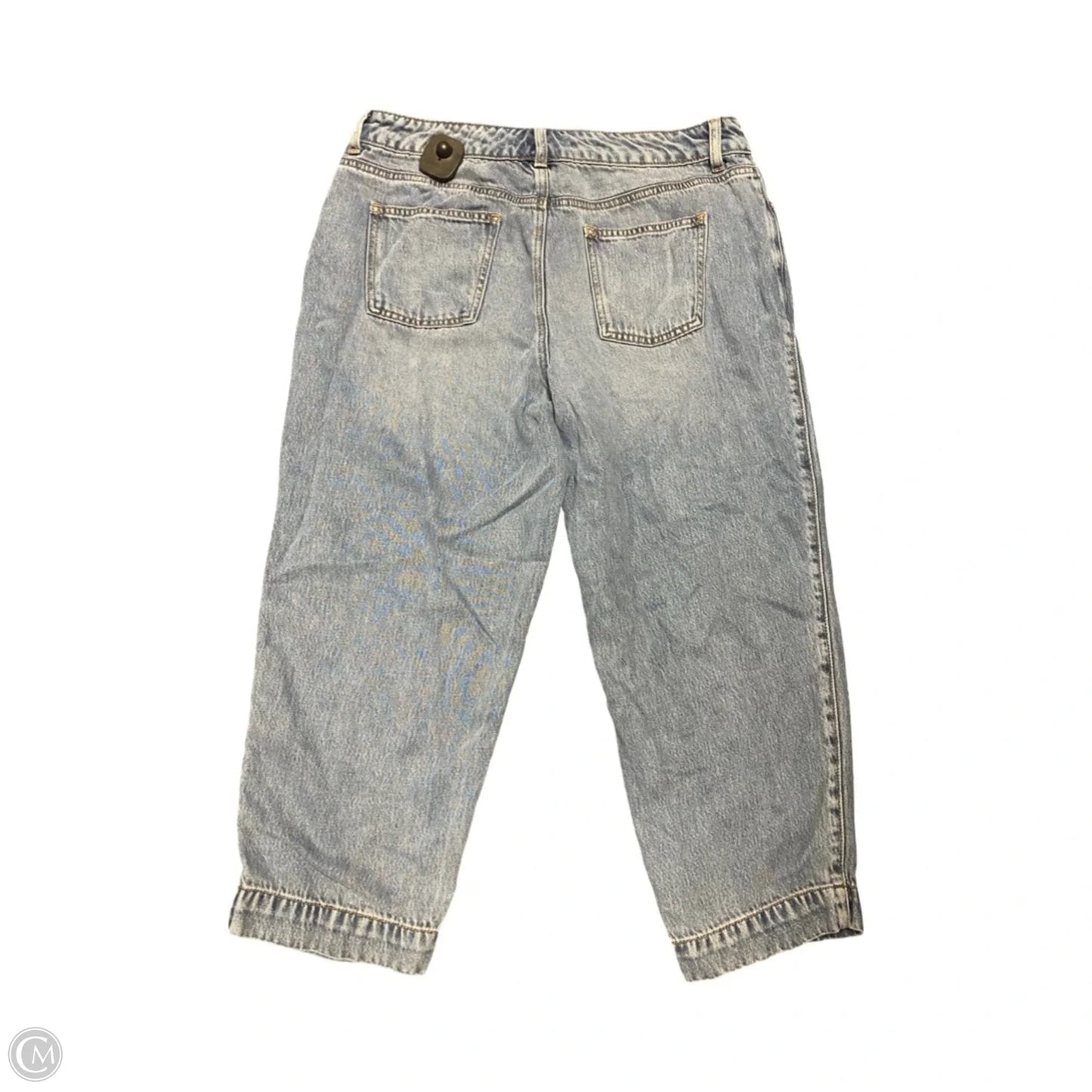 Jeans Cropped By Talbots In Blue Denim, Size: 12p